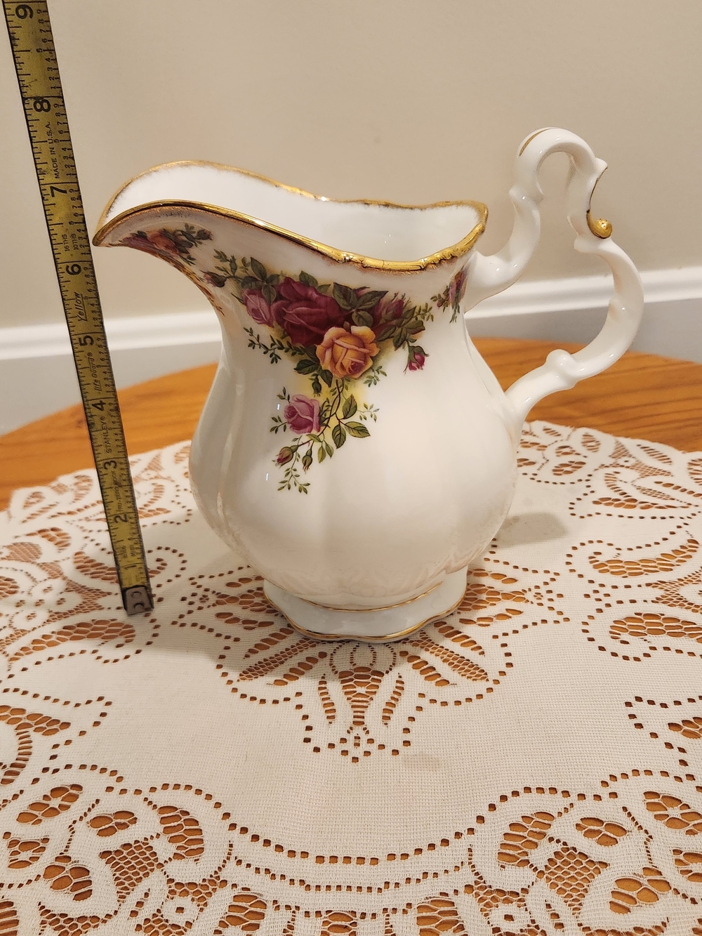 Royal Albert Old Country Roses Water Pitcher - Picture 10 of 10